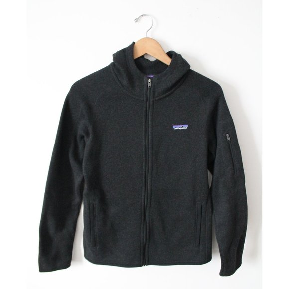 Patagonia Better Sweater Fleece Hoody / Small / Black Full Zip Womens Jacket - Picture 2 of 8